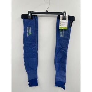 Schwer Air-Skin ANSI A6 Arm Sleeves Unisex 22" Blue Thumbhole Cut Resistant NWT